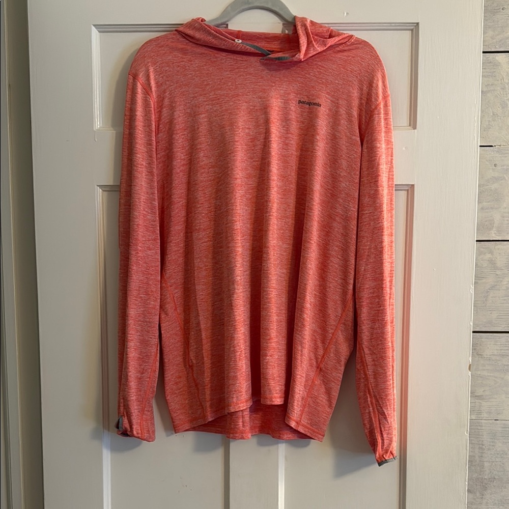 Patagonia Red Pullover Sweater with Hood